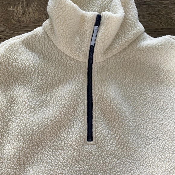 Polartec® J Crew sherpa fleece half-zip pullover - Picture 3 of 5